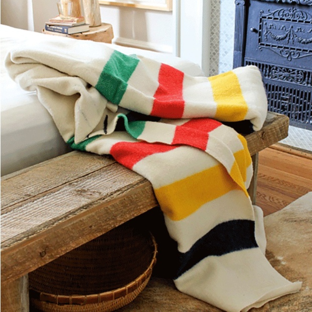 Original Hudson’s Bay Company HBC Stripes Classic 4 Point Blanket - Picture 5 of 10